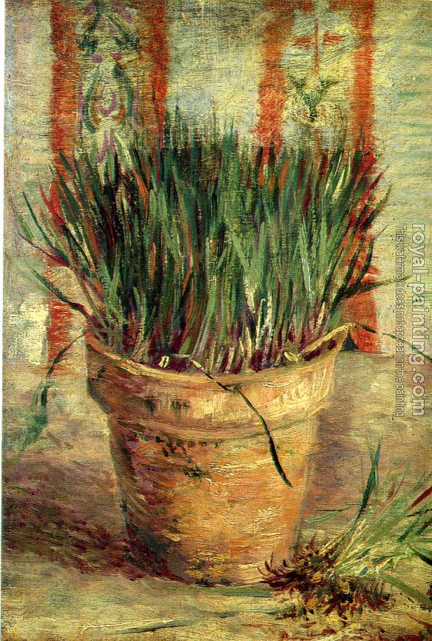 Vincent Van Gogh : Flowerpot with Chives